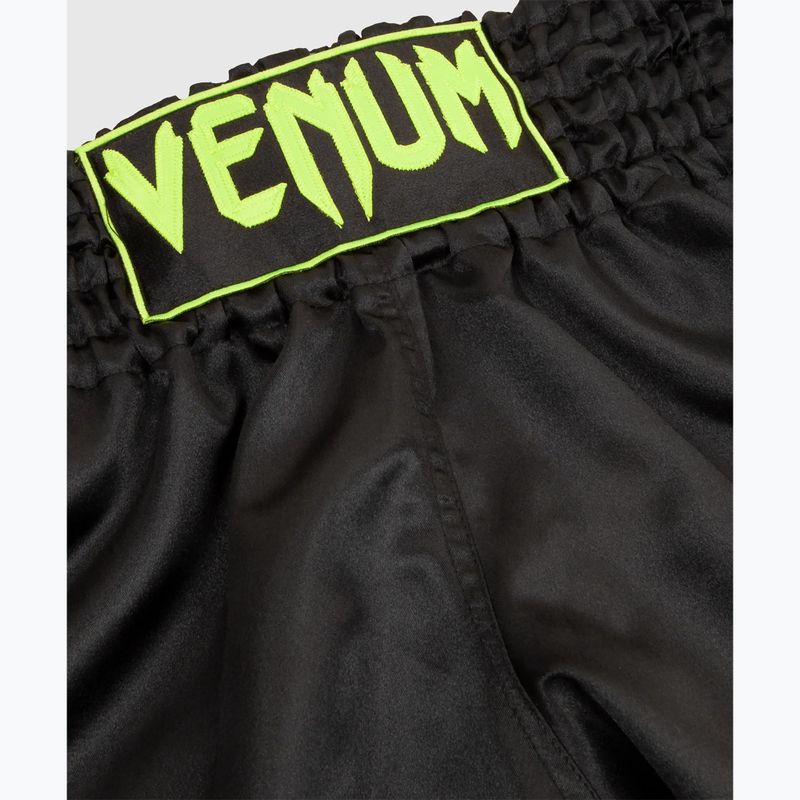 Herren Venum Classic Muay Thai Trainingsshorts schwarz/neo-gelb 3