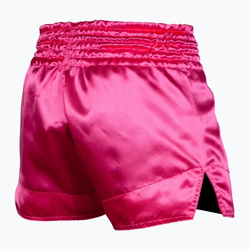 Herren Venum Classic Muay Thai Trainingsshorts rosa/weiß 2