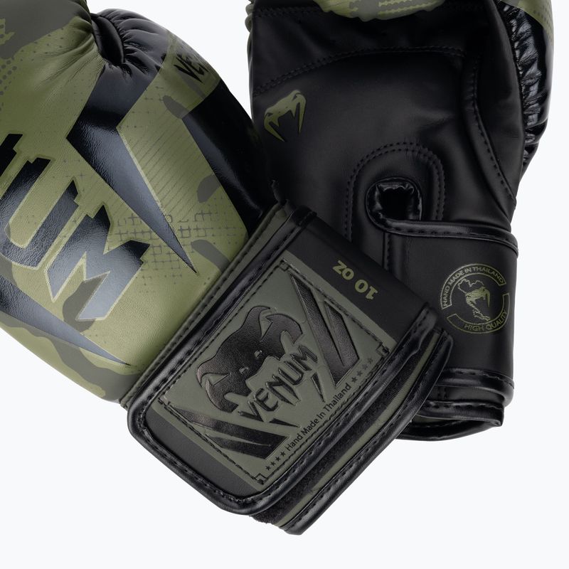 Venum Elite khaki camo Boxhandschuhe 4