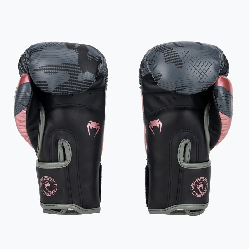 Venum Elite Herren Boxhandschuhe schwarz und rosa 1392-537 2