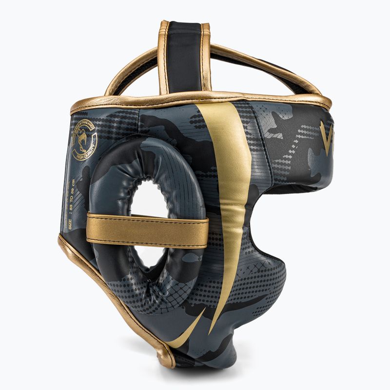 Venum Elite grau-goldener Boxhelm VENUM-1395-535 2