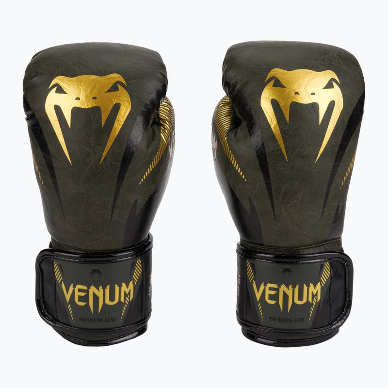 Venum Impact grün Boxhandschuhe 03284-230-10OZ