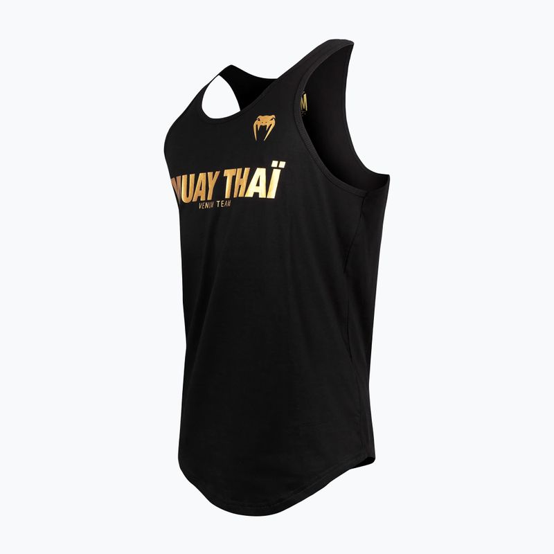Tank Top Herren Venum Muay Thai VT black/gold 3