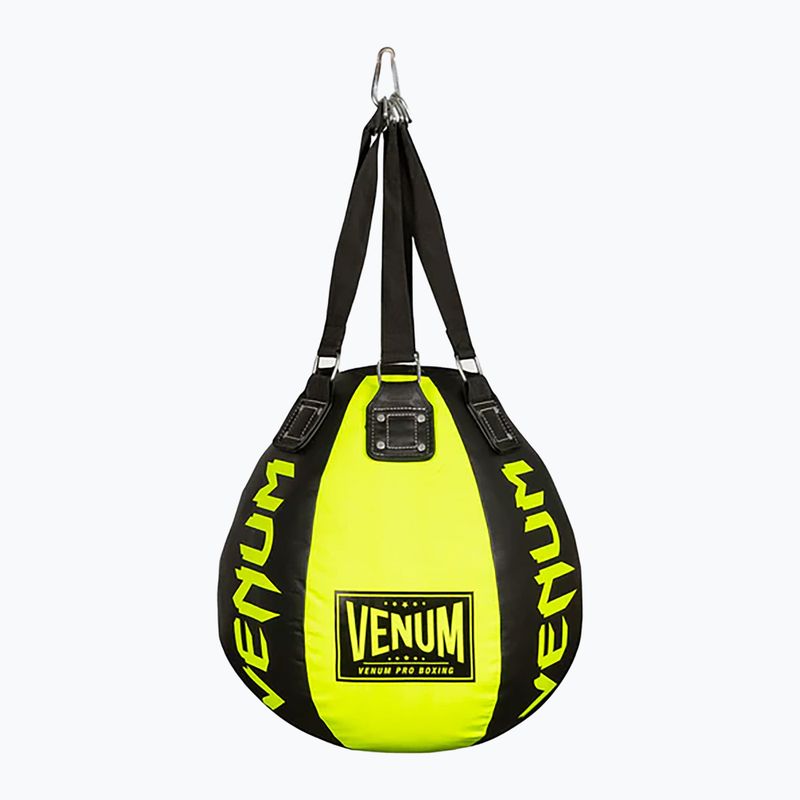 Venum Hurricane Big Ball Boxen Perle schwarz / neo-gelb