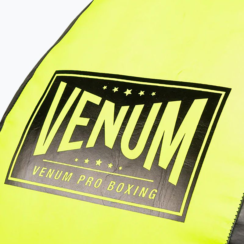 Venum Hurricane Big Ball Boxen Perle schwarz / neo-gelb 2