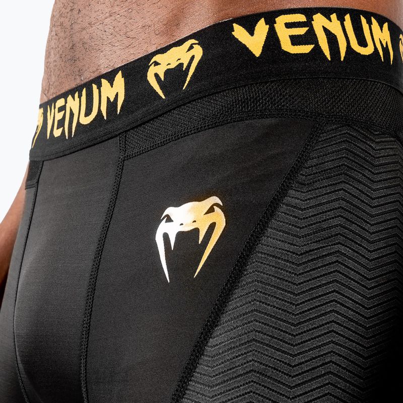 Venum G-Fit Compression Herren Trainingsshorts schwarz/gold 5
