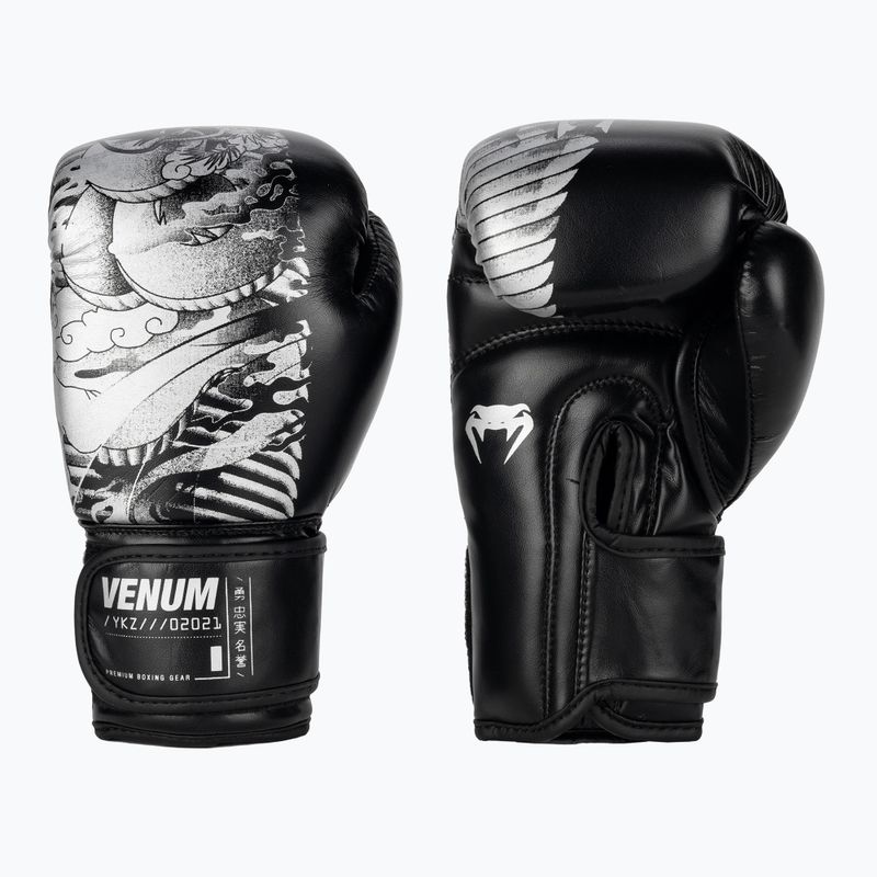 Venum YKZ21 Boxing schwarz/weiss Kinder Boxhandschuhe