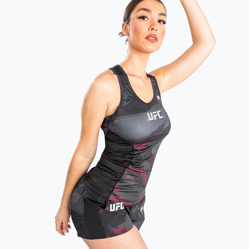 Damen Venum UFC Authentic Fight Week 2.0 Performance schwarz/rot Longsleeve