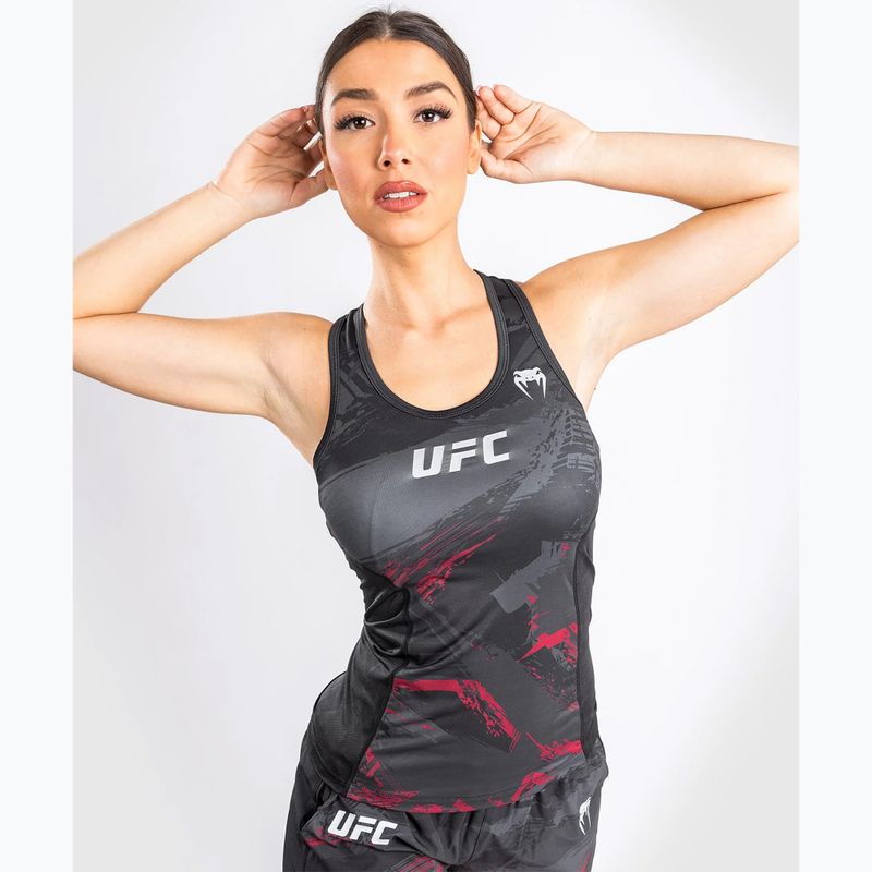 Damen Venum UFC Authentic Fight Week 2.0 Performance schwarz/rot Longsleeve