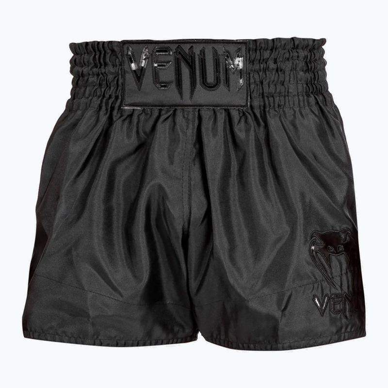 Herren Venum Classic Muay Thai Trainingsshorts schwarz/schwarz 5