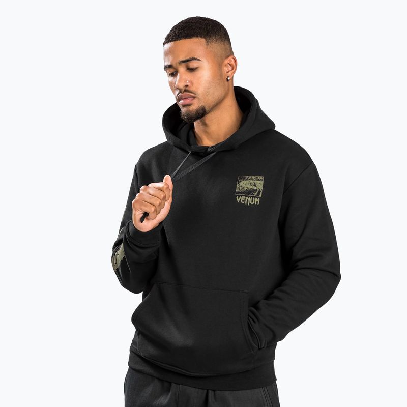 Herren Venum Fangs Hoodie Regular Fit schwarz