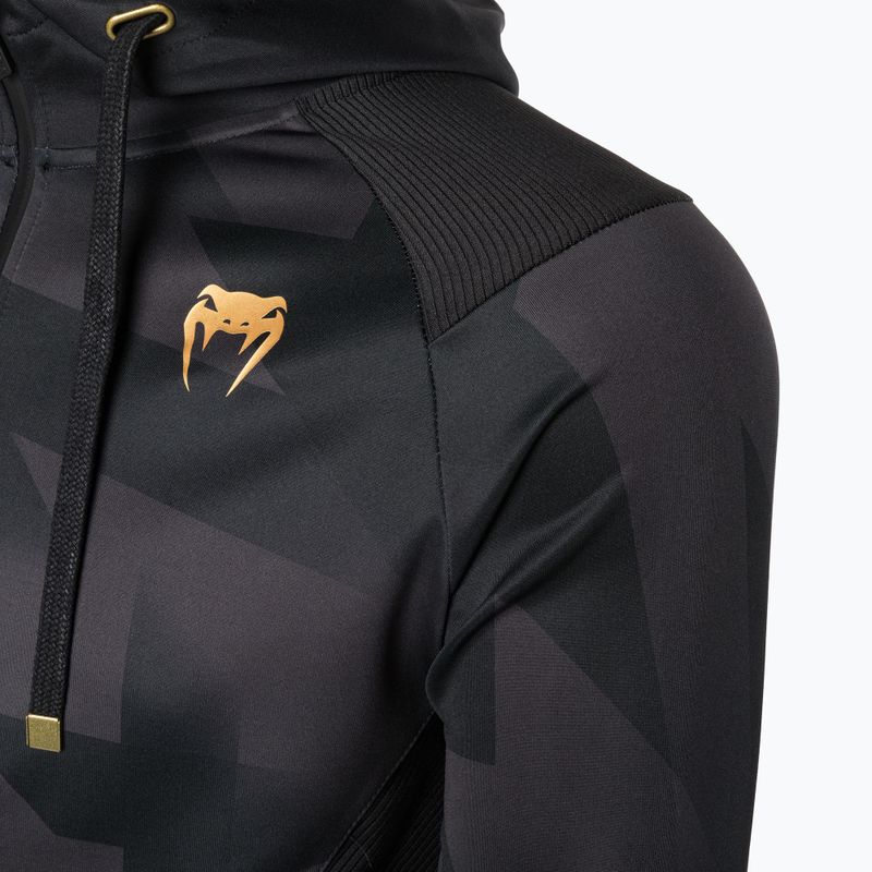 Venum Razor Hoodie für Männer schwarz/gold 10