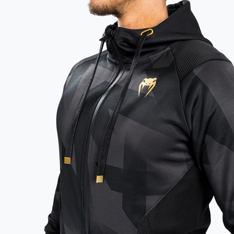 Venum Razor Hoodie für Männer schwarz/gold 5