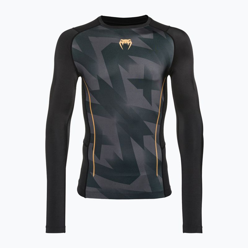 Venum Razor Rashguard Herren Longsleeve schwarz/gold 7