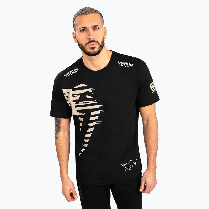 Venum Giant USA schwarzes Herren-T-Shirt