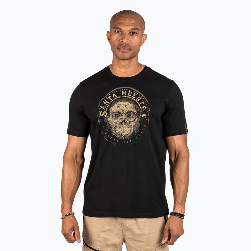 Herren Venum Santa Muerte Dark Side T-shirt schwarz/braun