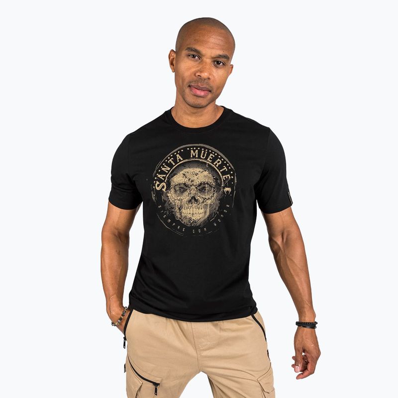 Herren Venum Santa Muerte Dark Side T-shirt schwarz/braun 5