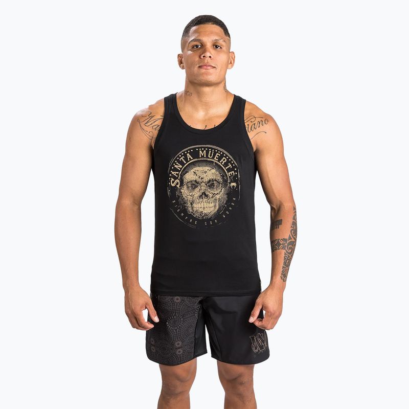 Venum Santa Muerte Dark Side schwarz/braun Herren Tank Top 4