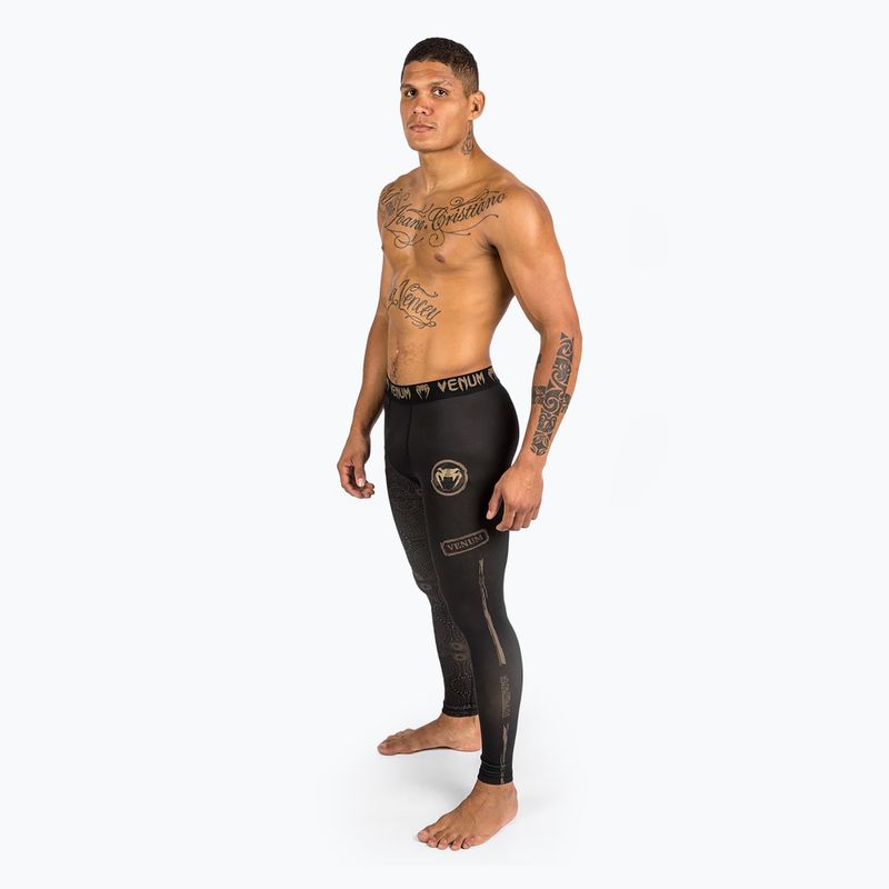 Men's Venum Santa Muerte Dark Side Spats schwarz/braun Leggings 2
