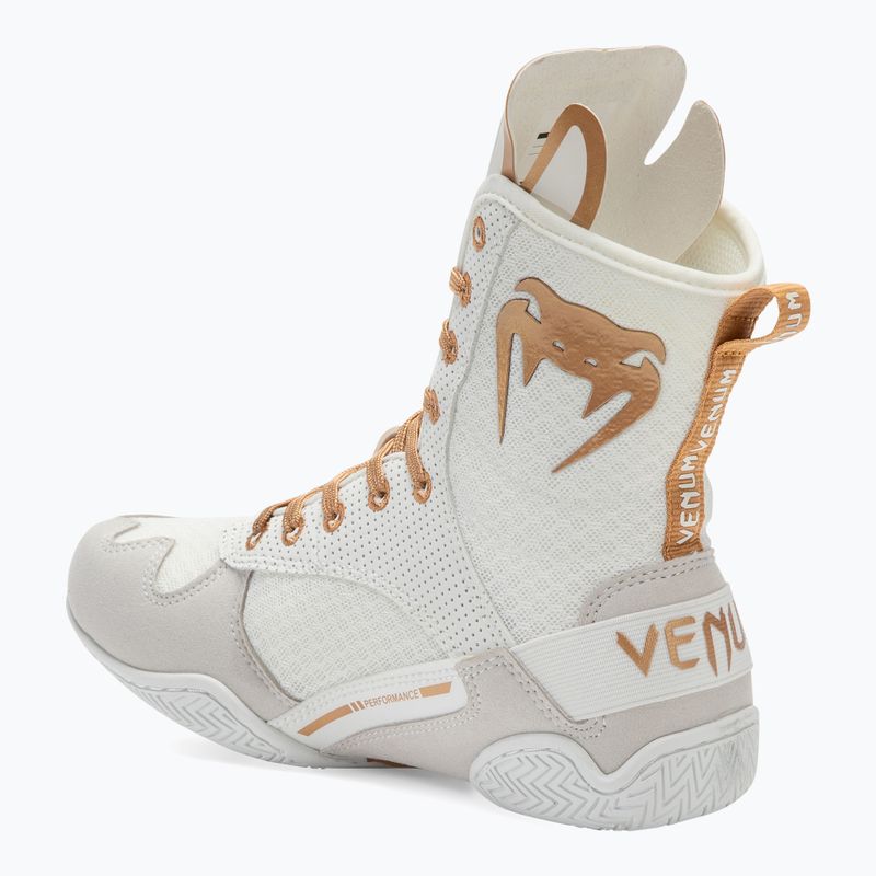 Venum Elite Boxing Stiefel weiß/gold 3