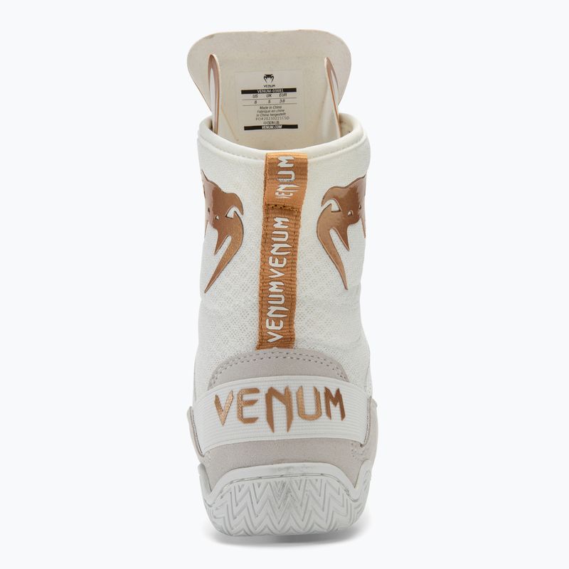 Venum Elite Boxing Stiefel weiß/gold 6