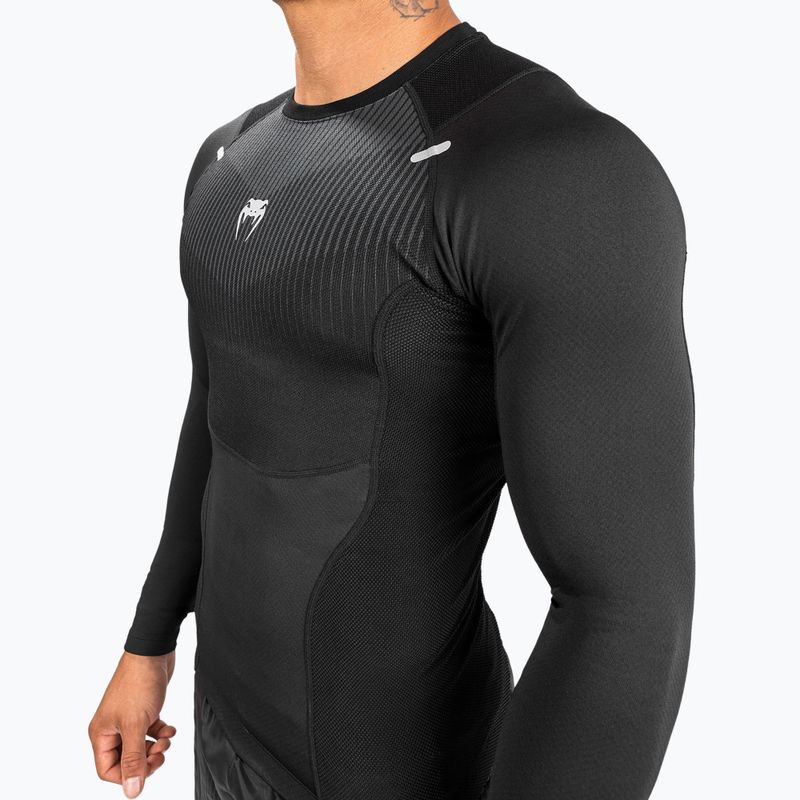 Venum Biomecha Herren Longsleeve Rashguard schwarz/grau 4