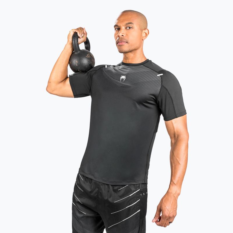 Venum Biomecha Dry Tech Herren-T-Shirt schwarz/grau 2