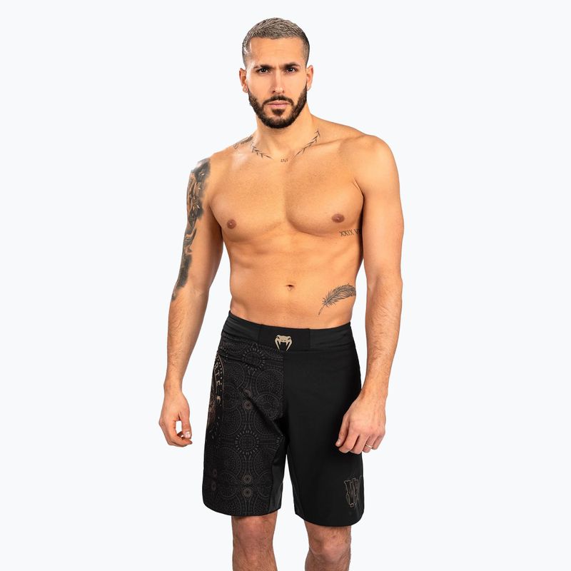 Herren Venum Santa Muerte Dark Side Fightshorts schwarz/braun