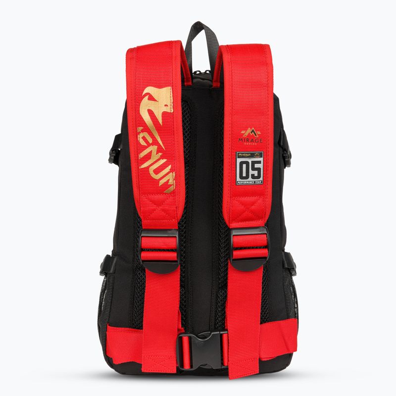 Venum x Mirage schwarz/goldener Rucksack 3