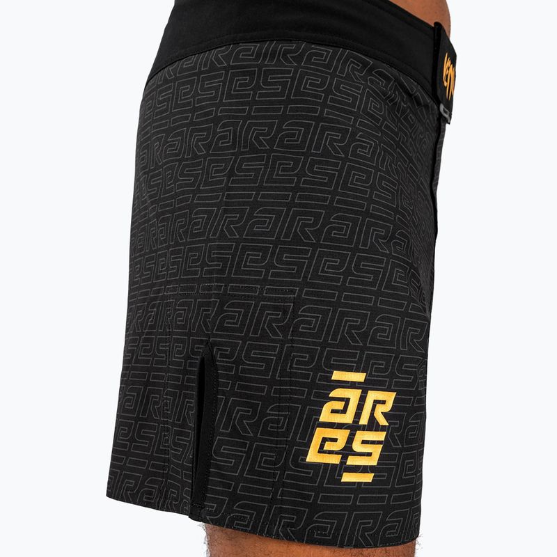 Herren-Trainingsshorts Venum X Ares 2.0 schwarz/gold 8