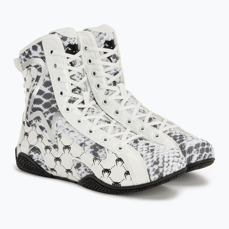 Venum Snake weiße Boxstiefel 4