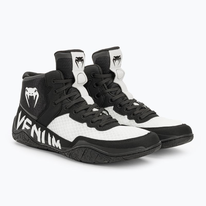 Venum Elite Wrestling Boxstiefel schwarz/weiss 4