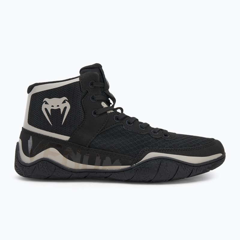 Boxschuhe Venum Elite Wrestling black/sand 2