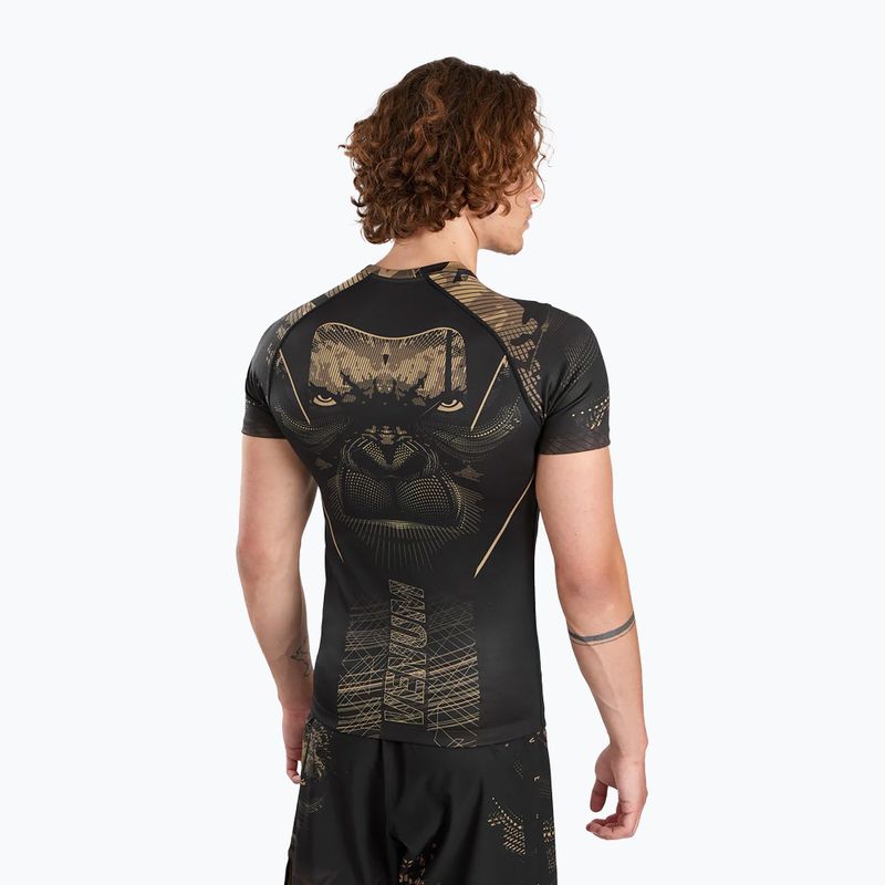 Herren Venum Gorilla Jungle Rashguard schwarz/sand 3