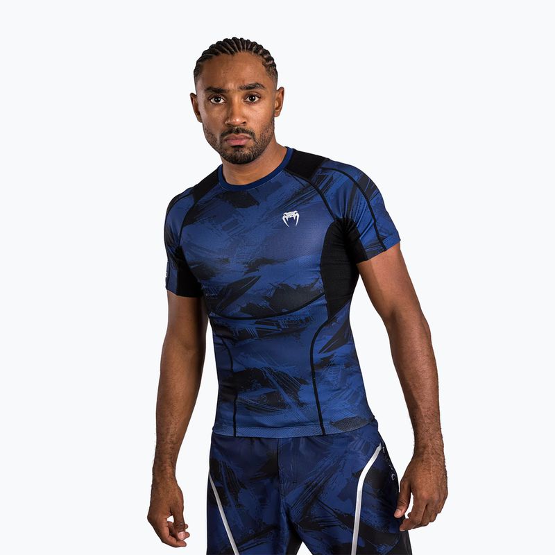 Herren Venum Electron 3.0 Rashguard T-shirt navy blau