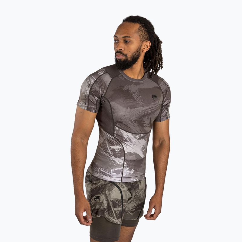 Herren Venum Electron 3.0 Rashguard sand T-shirt 4