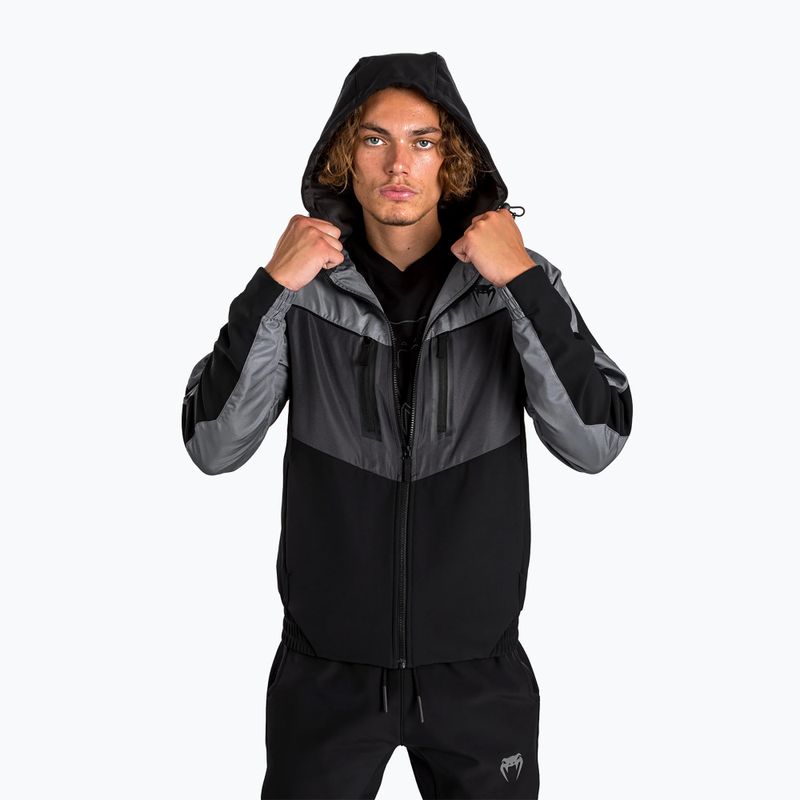 Herren Venum Laser 3.0 Trainingsjacke schwarz/grau