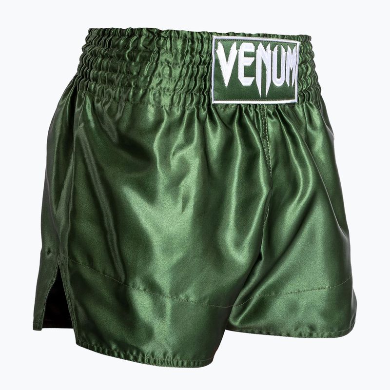 Herren Trainingsshorts Venum Classic Muay Thai khaki/white 4