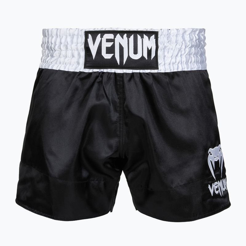 Herren Trainingsshorts Venum Classic Muay Thai black/white/gold