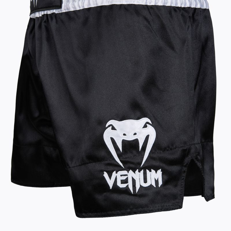 Herren Trainingsshorts Venum Classic Muay Thai black/white/gold 3