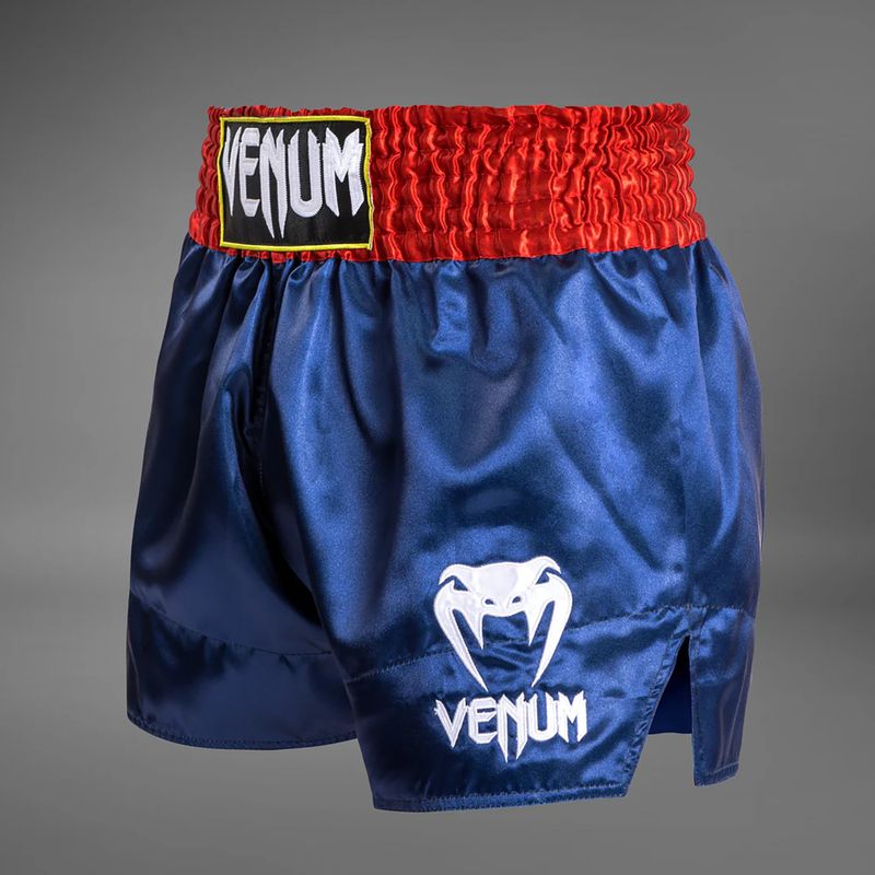 Herren Trainingsshorts Venum Classic Muay Thai blau/rot/weiß 3