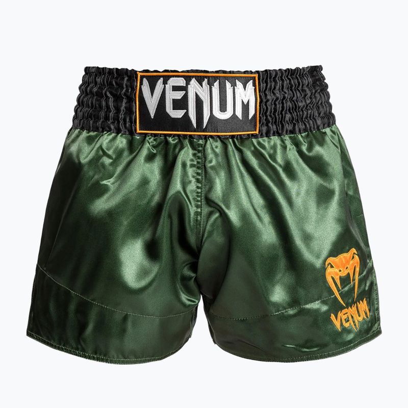 Herren-Trainingsshorts Venum Classic Muay Thai green/gold/black