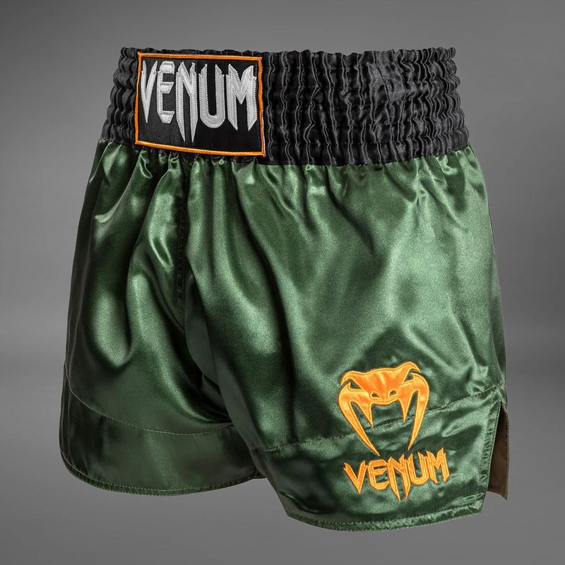 Herren-Trainingsshorts Venum Classic Muay Thai green/gold/black 3