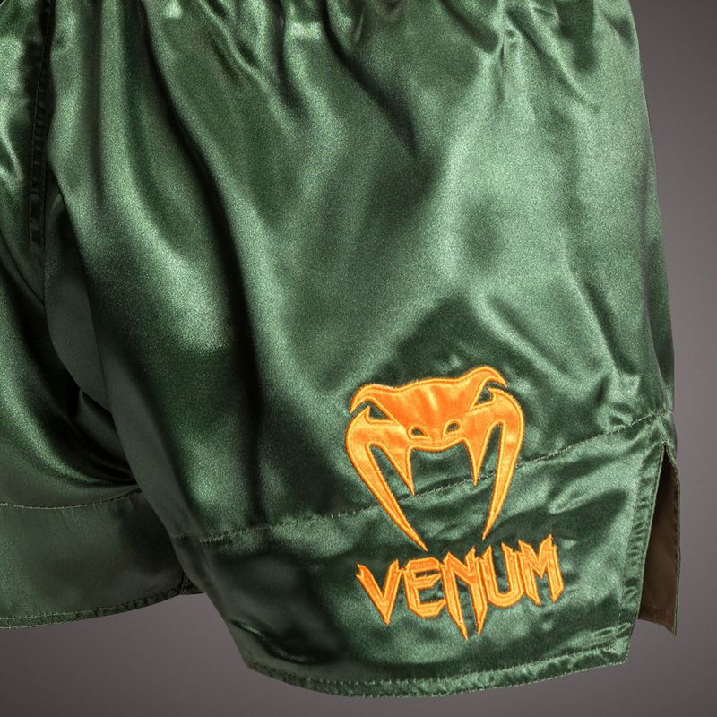 Herren-Trainingsshorts Venum Classic Muay Thai green/gold/black 5