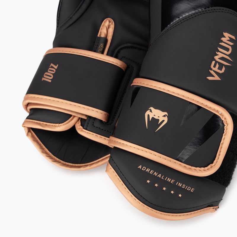 Venum Challenger 4.0 schwarz/bronze Herren Boxhandschuhe 4