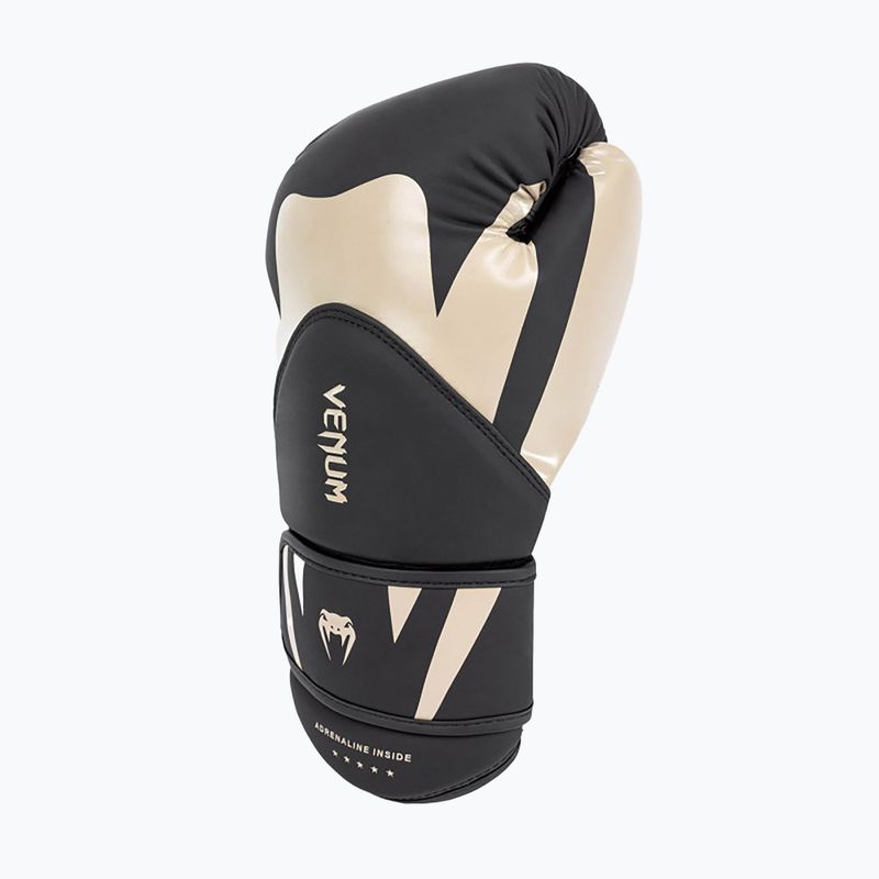 Venum Challenger 4.0 Herren Boxhandschuhe schwarz/beige 4