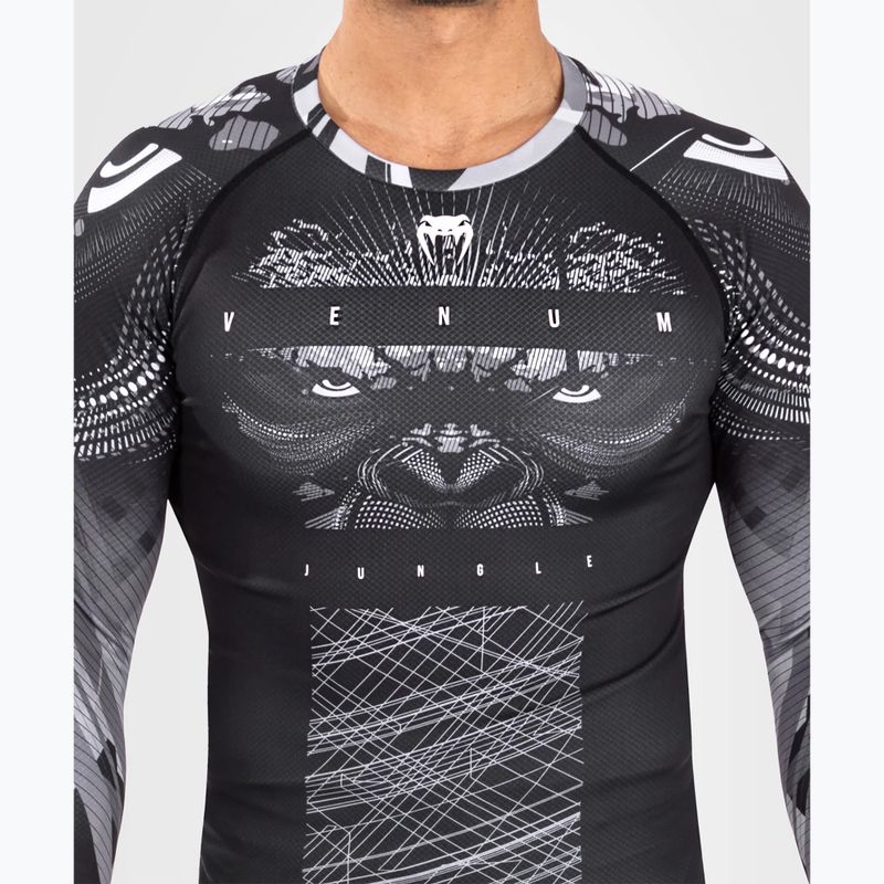 Herren Venum Gorilla Jungle Rashguard schwarz/weiss 4