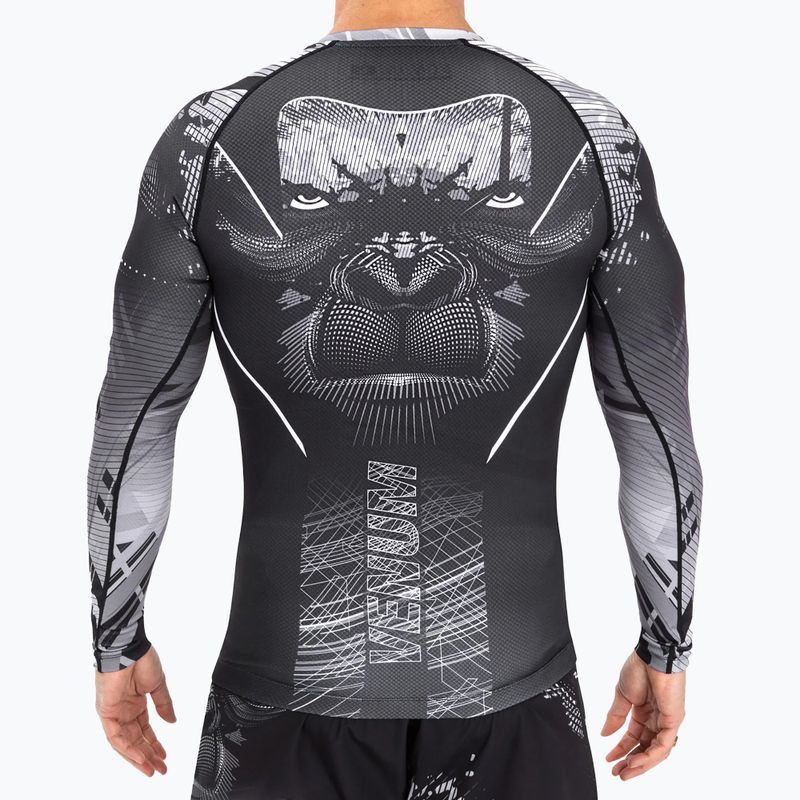 Herren Venum Gorilla Jungle Rashguard schwarz/weiss 5