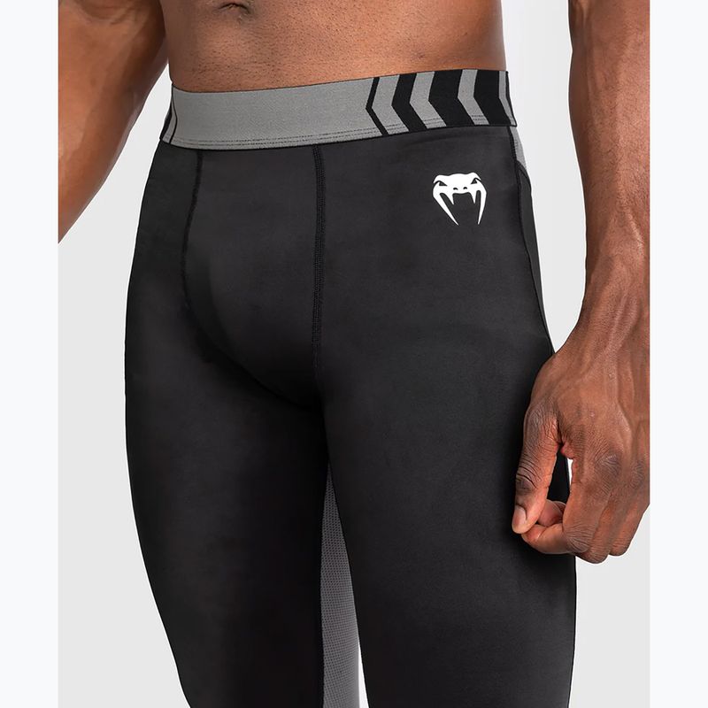 Herren Trainingsleggings Venum Tempest Spats schwarz/ grau 4