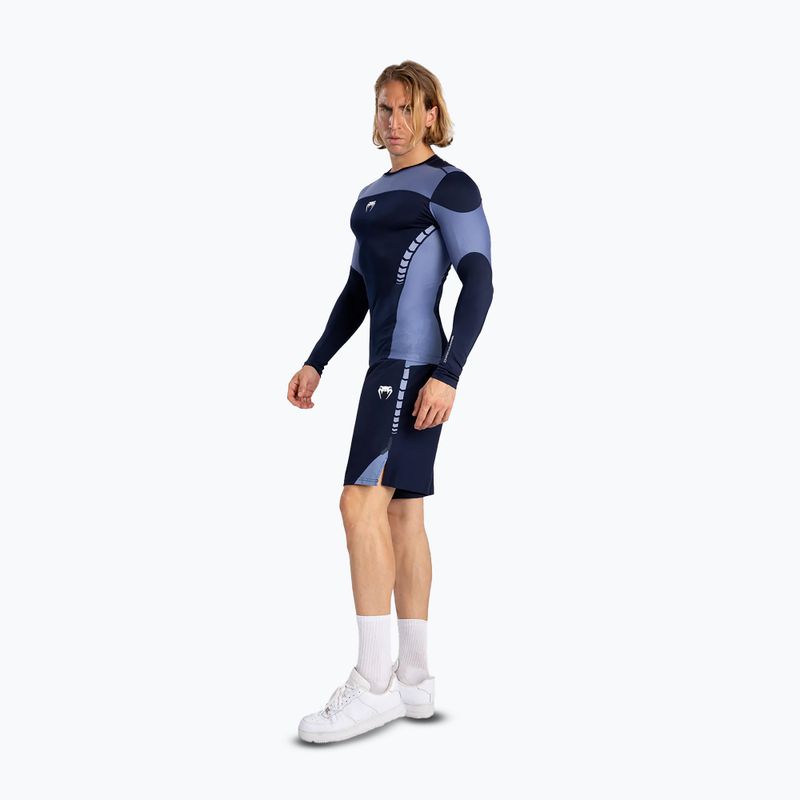 Trainings Longsleeve Herren Venum Tempest Rashguard navy blue/blue 3
